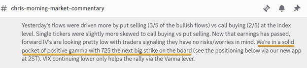 Chris' morning market commentary